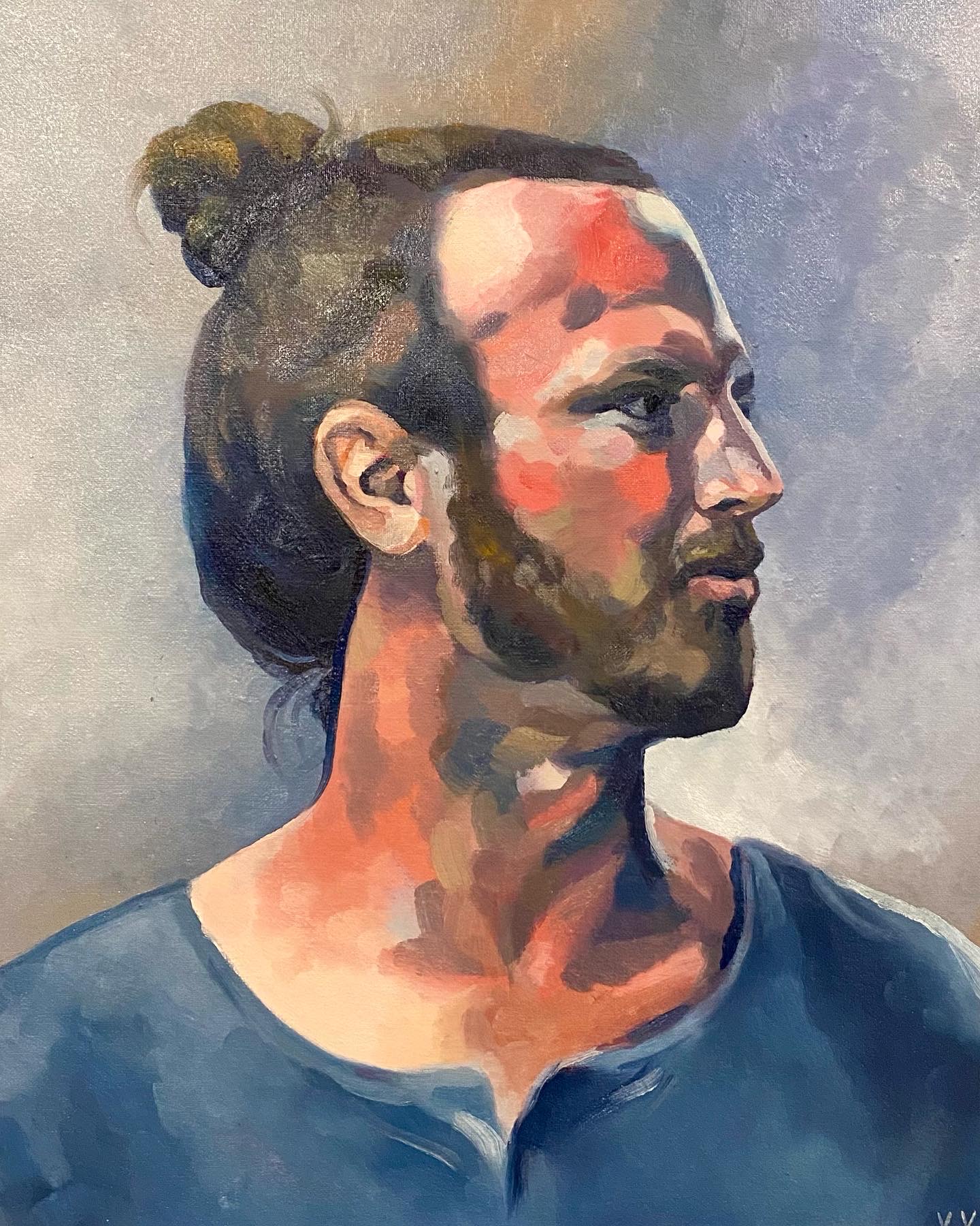 a portrait of a man