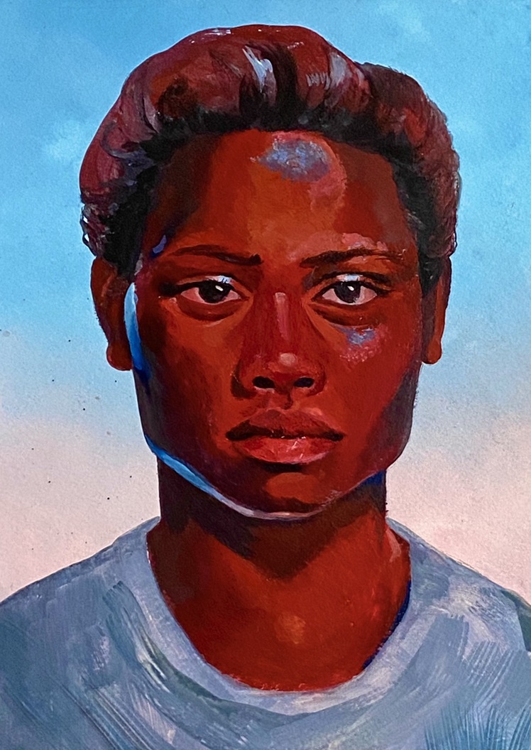 colorful portrait